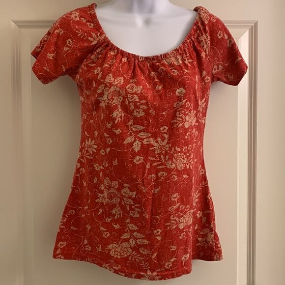 RANCHO ESTANCIA, medium blouse, great condition,  low neck w/elastic - Picture 8 of 10